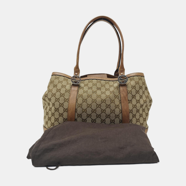 Miss GG Monogram Canvas Brown