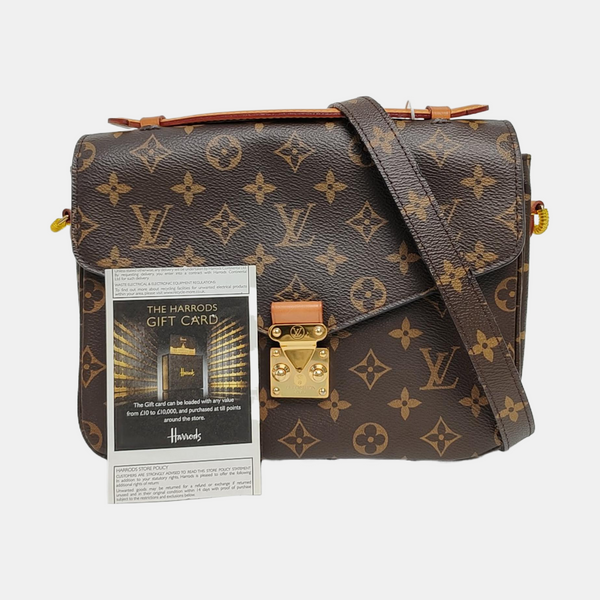 Authenticated pre-owned MÉTIS MM Monogram Coated Canvas Brown - Shoulder Bag at Looply