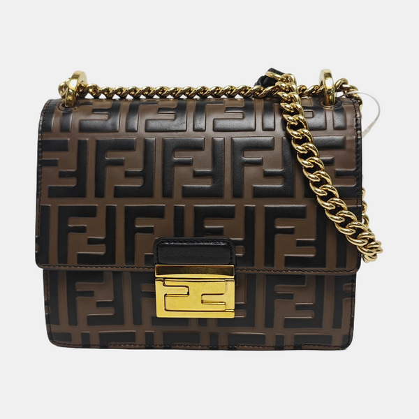 Kan U Small Calfskin Brown