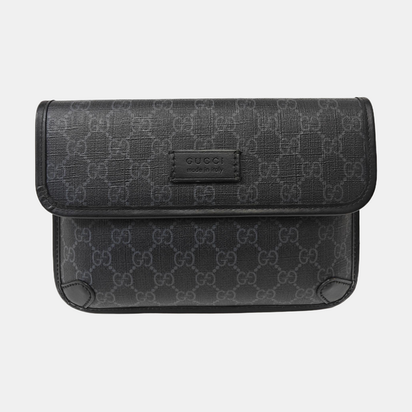 Neo Vintage Monogram Coated Canvas Black
