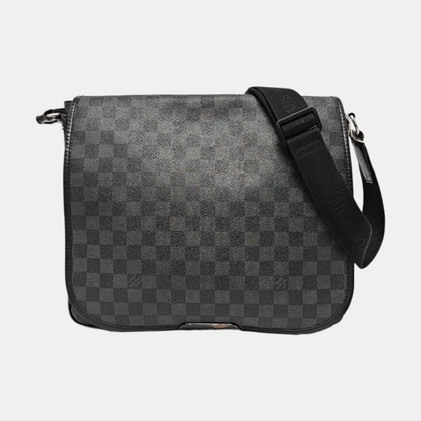 DANIEL Damier Graphite Coated Canvas Gray