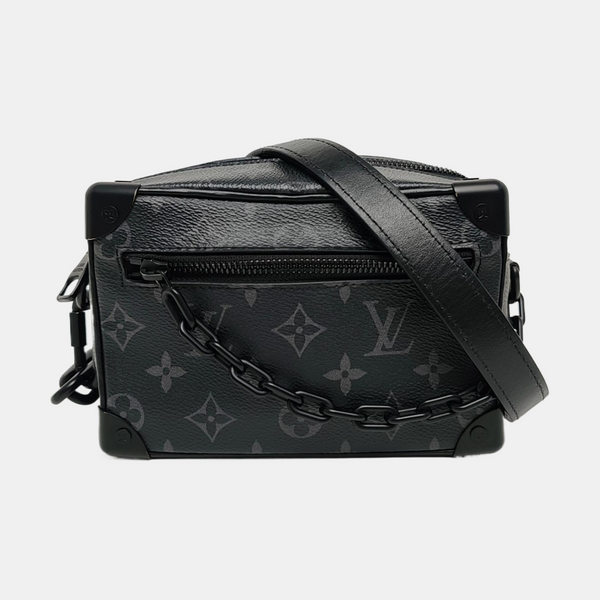 SOFT TRUNK Mini Monogram Coated Canvas Black