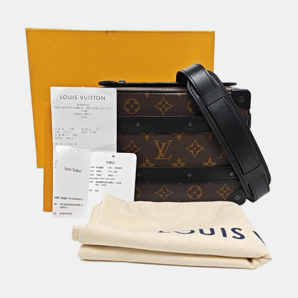 SOFT TRUNK Monogram Coated Canvas Brown