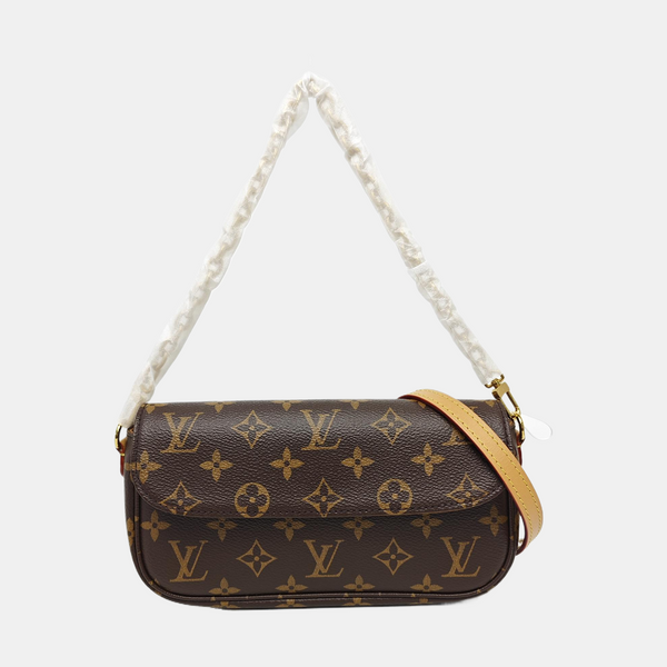 IVY Monogram Coated Canvas Brown