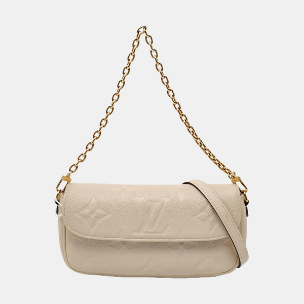 IVY Monogram Calfskin Beige