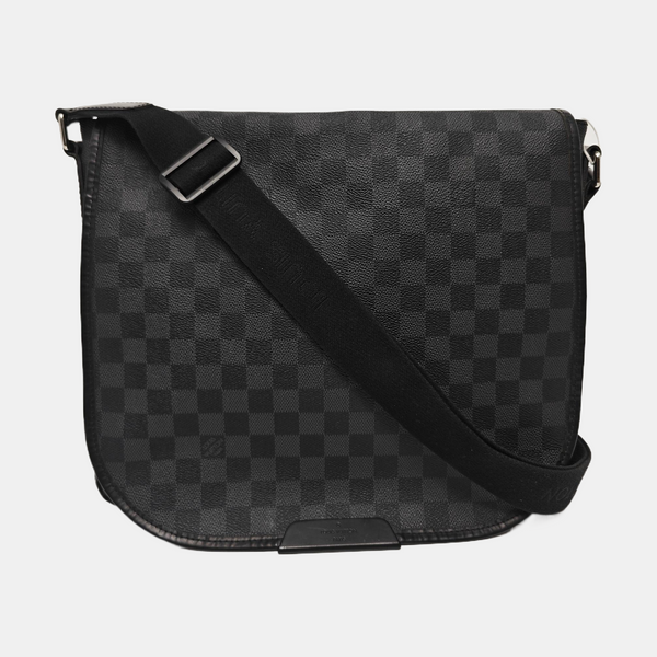 DANIEL Damier Graphite Coated Canvas Gray