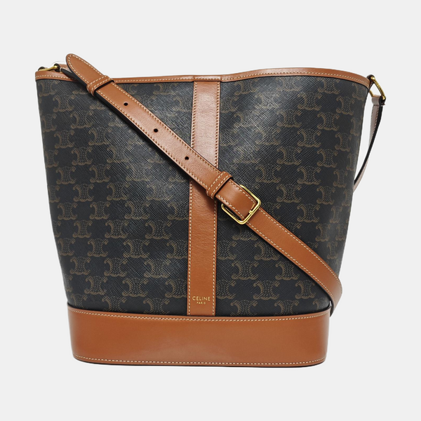 TRIOMPHE CANVAS Medium Coated Canvas Brown