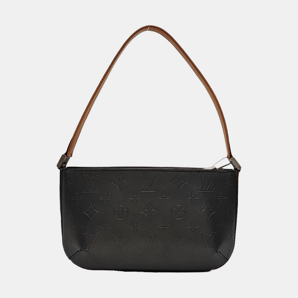 FOWLER Monogram Calfskin Gray