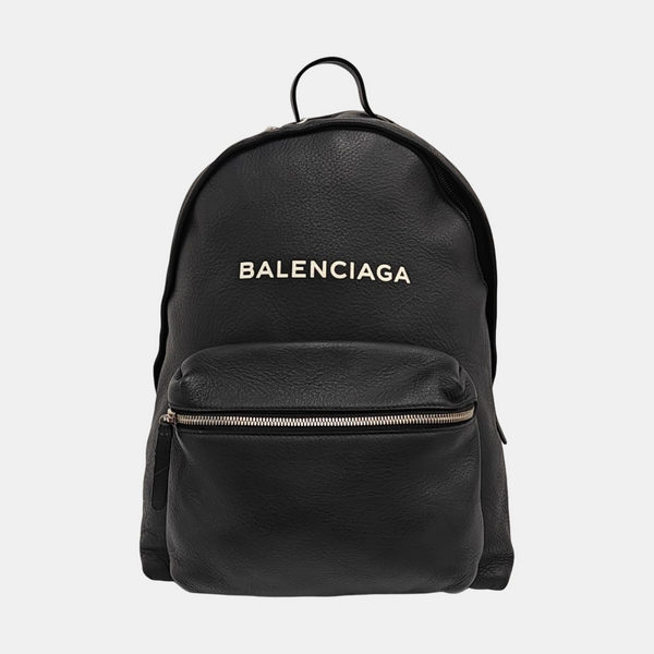 Calfskin Backpack Large Black