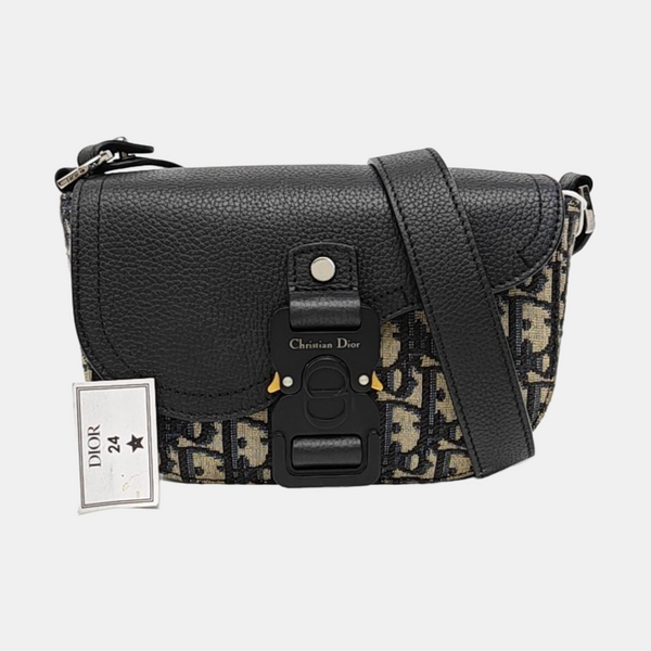 Saddle Mini Oblique Canvas Beige