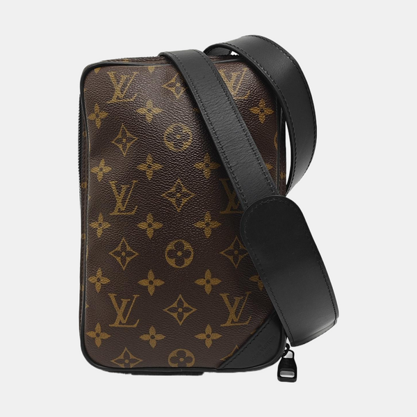 UTILITY SIDE Monogram Coated Canvas Brown