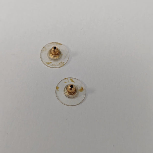 Resin Clear Stud Earrings