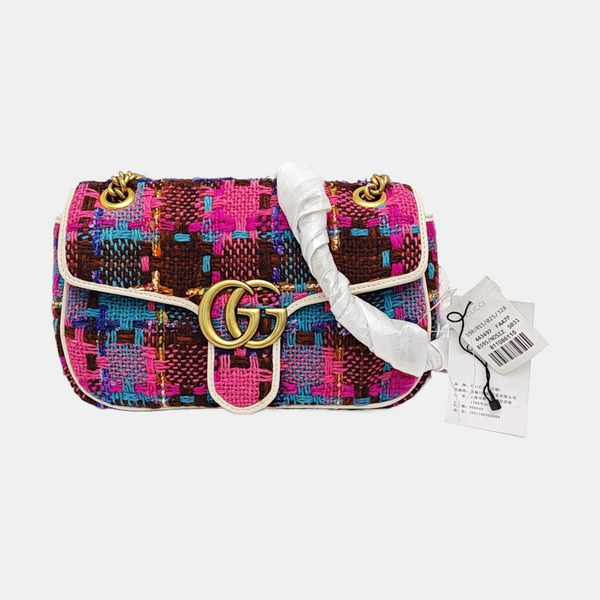 GG Marmont Small Wool Multicolor