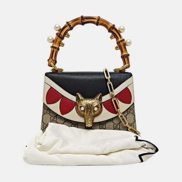 Monogram Coated Canvas Shoulder Bag Beige