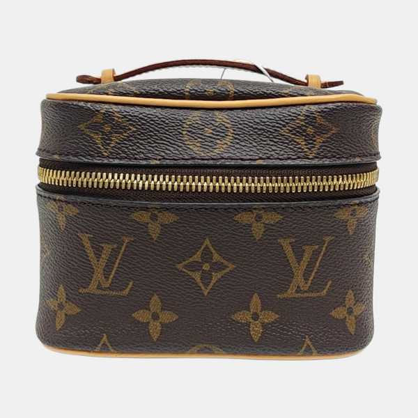 NICE Super Mini Monogram Coated Canvas Brown
