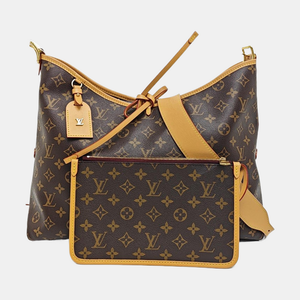 CARRYALL MM Monogram Coated Canvas Brown
