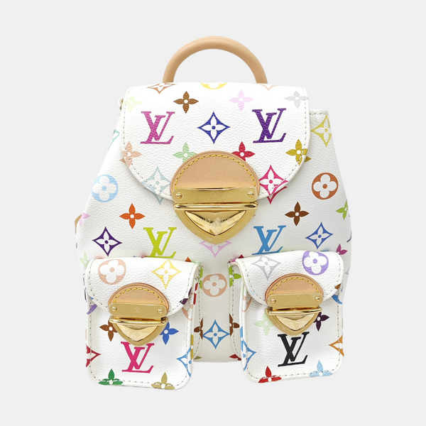 LV × TM VENICE Monogram Coated Canvas White
