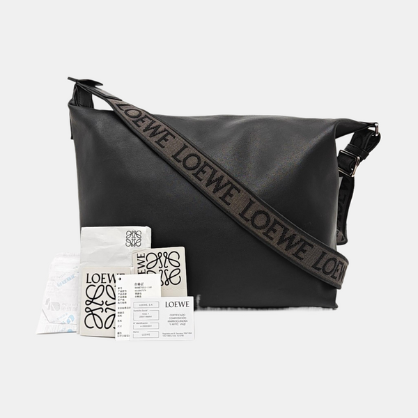 Calfskin Shoulder Bag Black