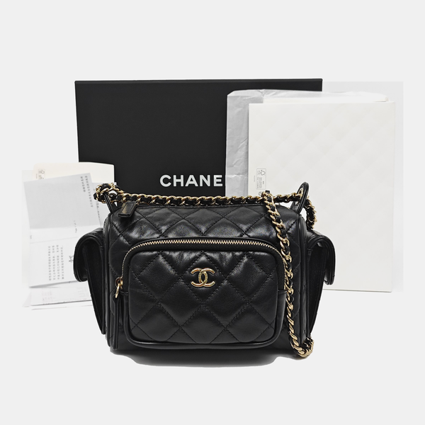 Quilted Lambskin Black
