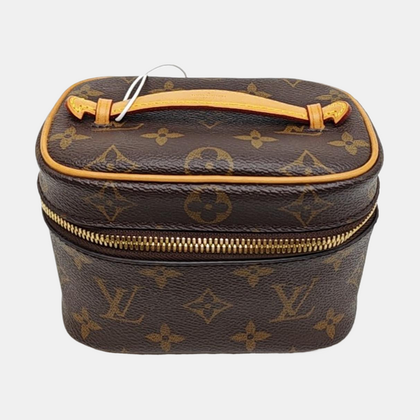 NICE Super Mini Monogram Coated Canvas Brown