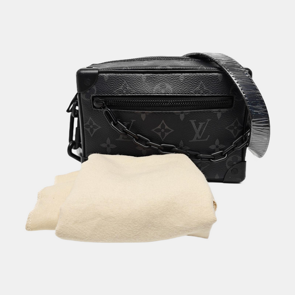 SOFT TRUNK Mini Monogram Coated Canvas Black