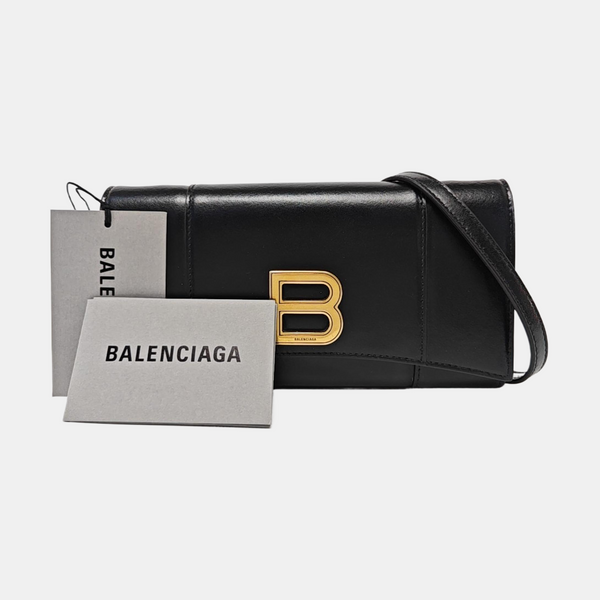 Hourglass Calfskin Black