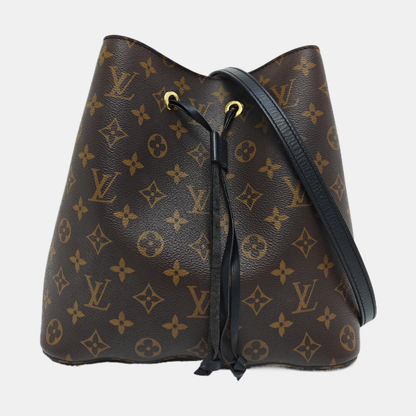NÉONOÉ MM Monogram Coated Canvas Brown