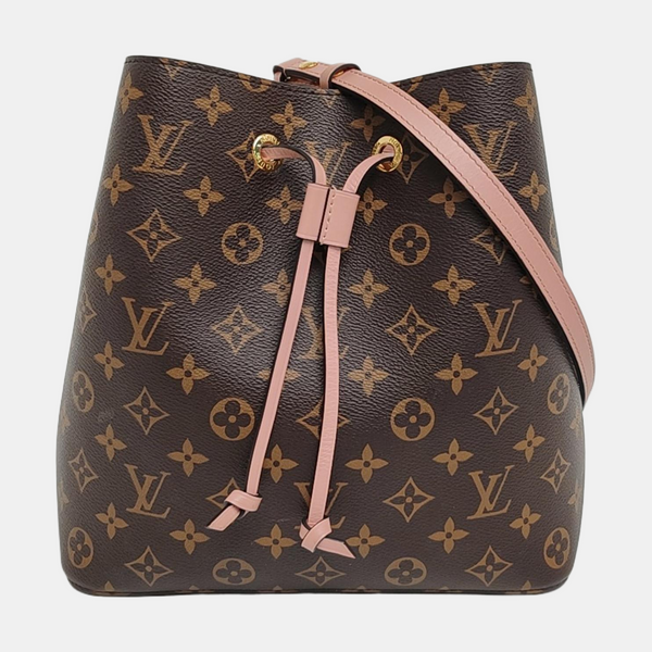 NÉONOÉ MM Monogram Coated Canvas Brown