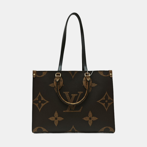 ONTHEGO MM Monogram Coated Canvas Brown