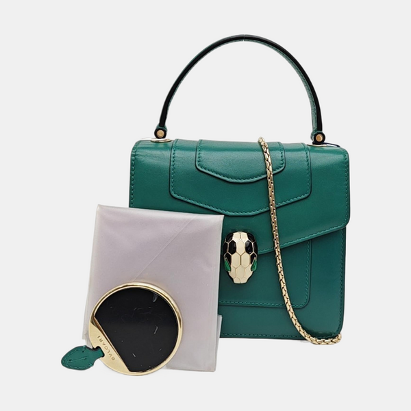 SERPENTI FOREVER Calfskin Green