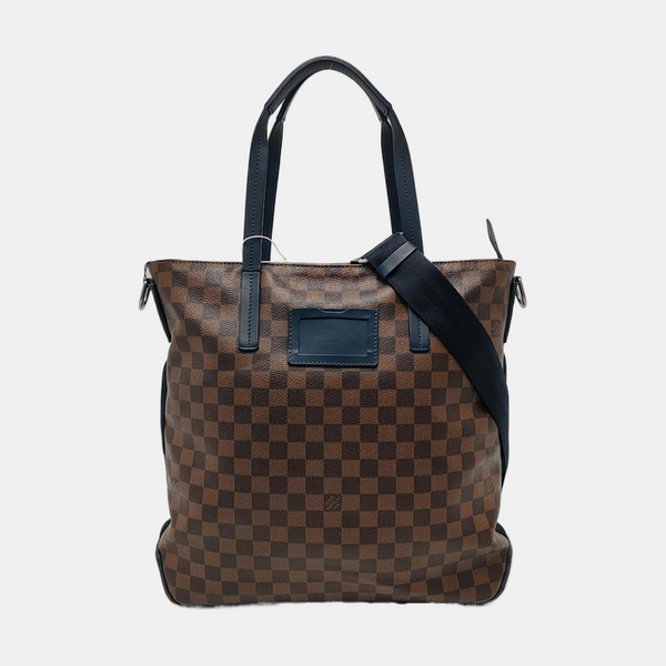 Damier Ebene Coated Canvas Brown