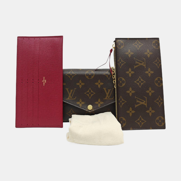 FÉLICIE Monogram Coated Canvas Brown