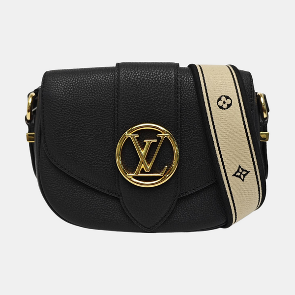 PONT 9 PM Calfskin Black