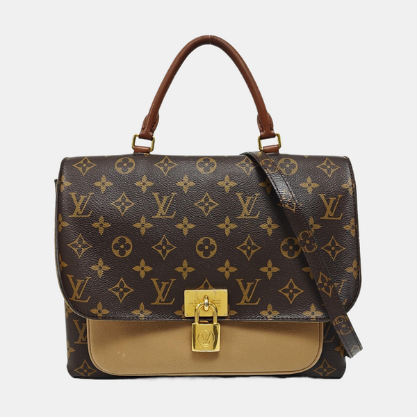 MARIGNAN Monogram Coated Canvas Brown
