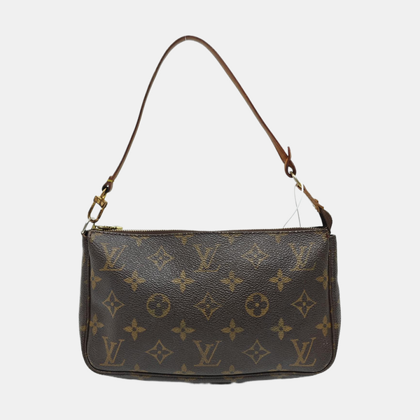 ACCESSOIRES Monogram Coated Canvas Brown