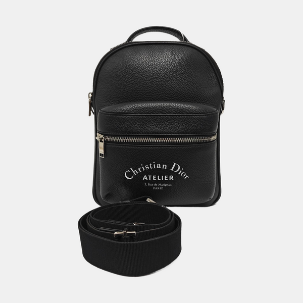 Calfskin Shoulder Bag Black