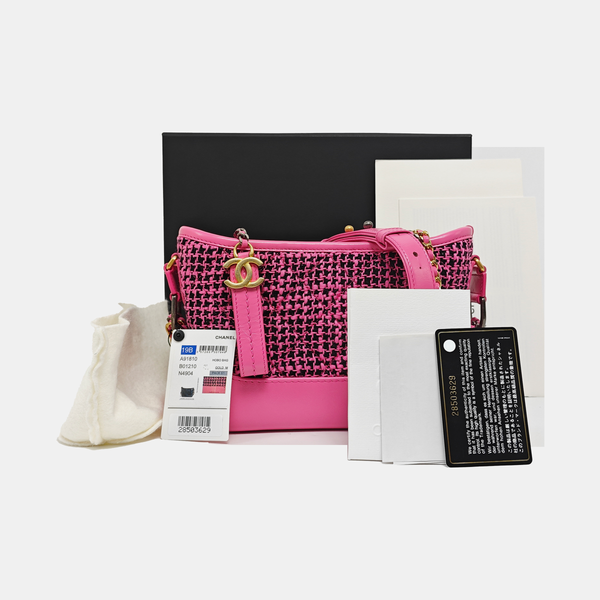GABRIELLE Small Quilted Wool Pink