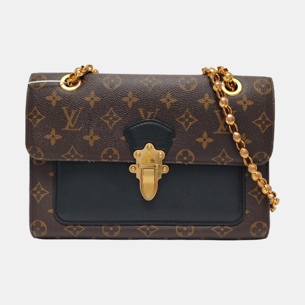 VICTOIRE Monogram Coated Canvas Brown