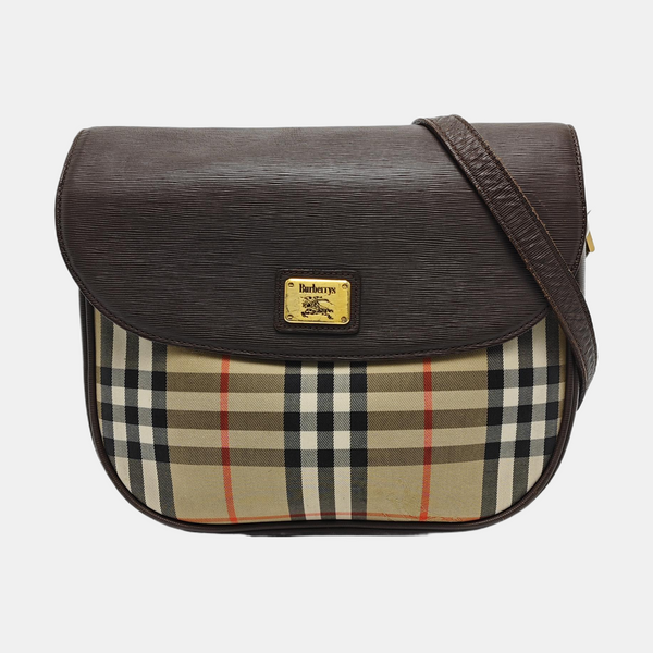 Canvas Crossbody Bag Brown