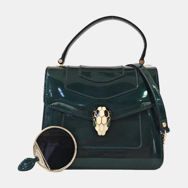 SERPENTI FOREVER Small Calfskin Blue