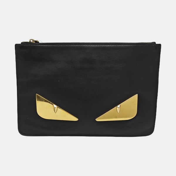 Calfskin Clutch Black