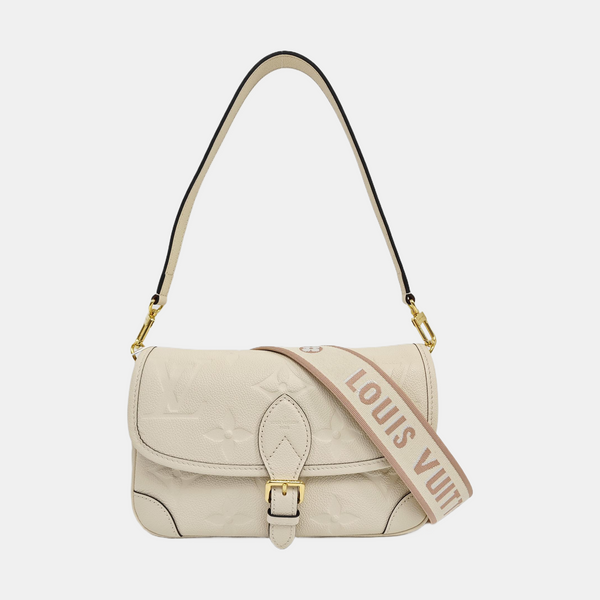 DIANE Monogram Calfskin Beige