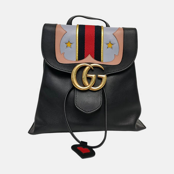 GG Marmont Calfskin Black