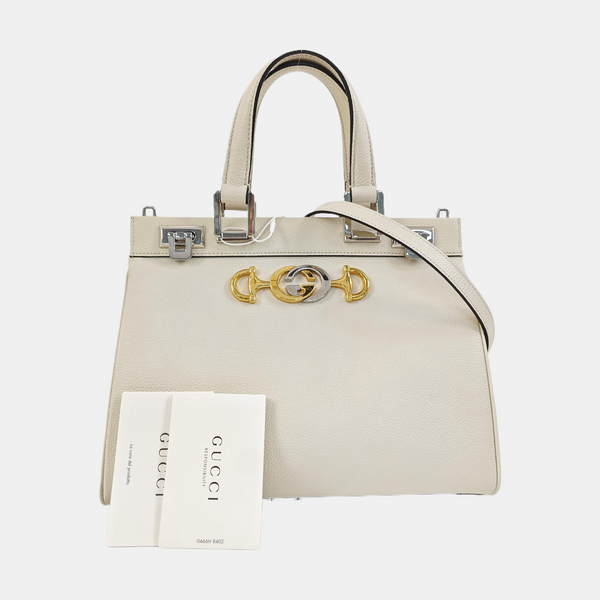 Zumi Small Calfskin White