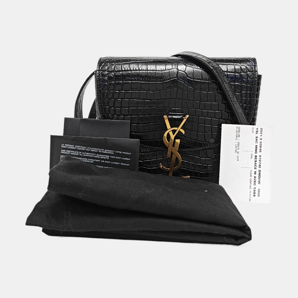 Authenticated pre-owned KAIA Small Calfskin Black - Shoulder Bag at Looply