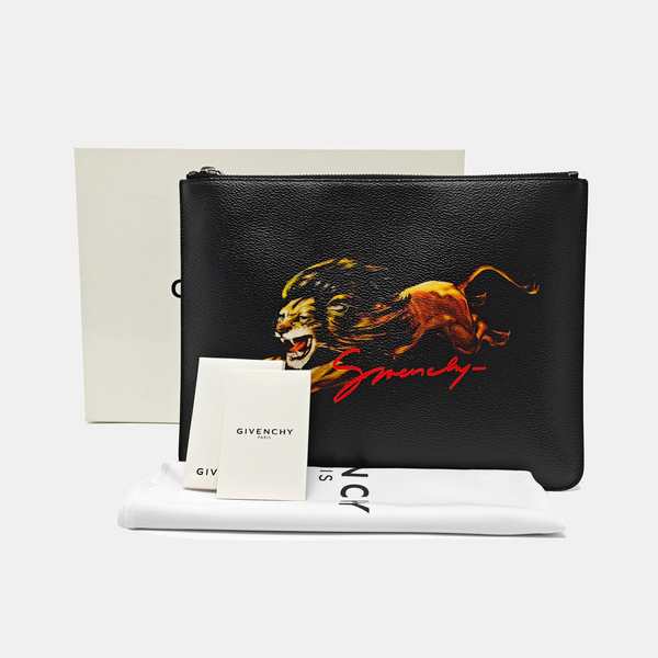 Calfskin Clutch Black