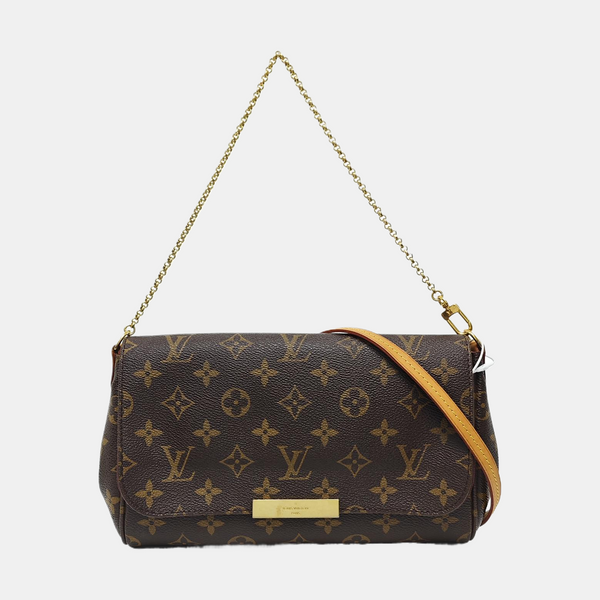 FAVORITE MM Monogram Coated Canvas Brown