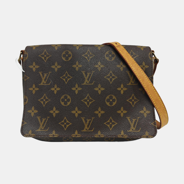 MUSETTE TANGO Monogram Coated Canvas Brown