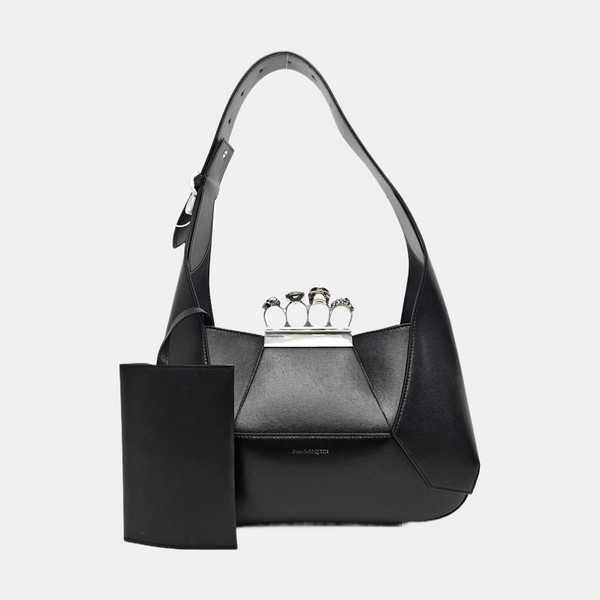 Calfskin Shoulder Bag Black