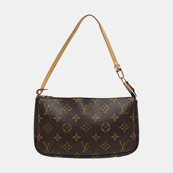 ACCESSOIRES Monogram Coated Canvas Brown